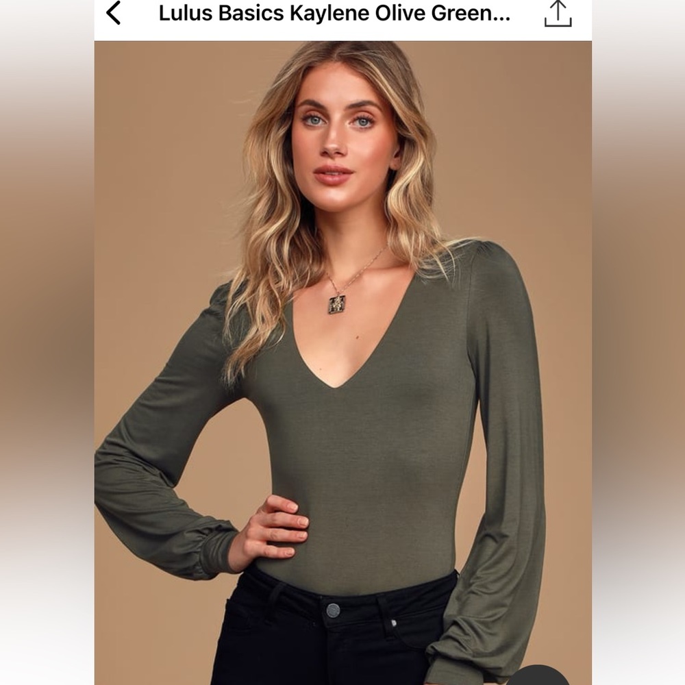 Lulus kaylene balloon sleeve body suit